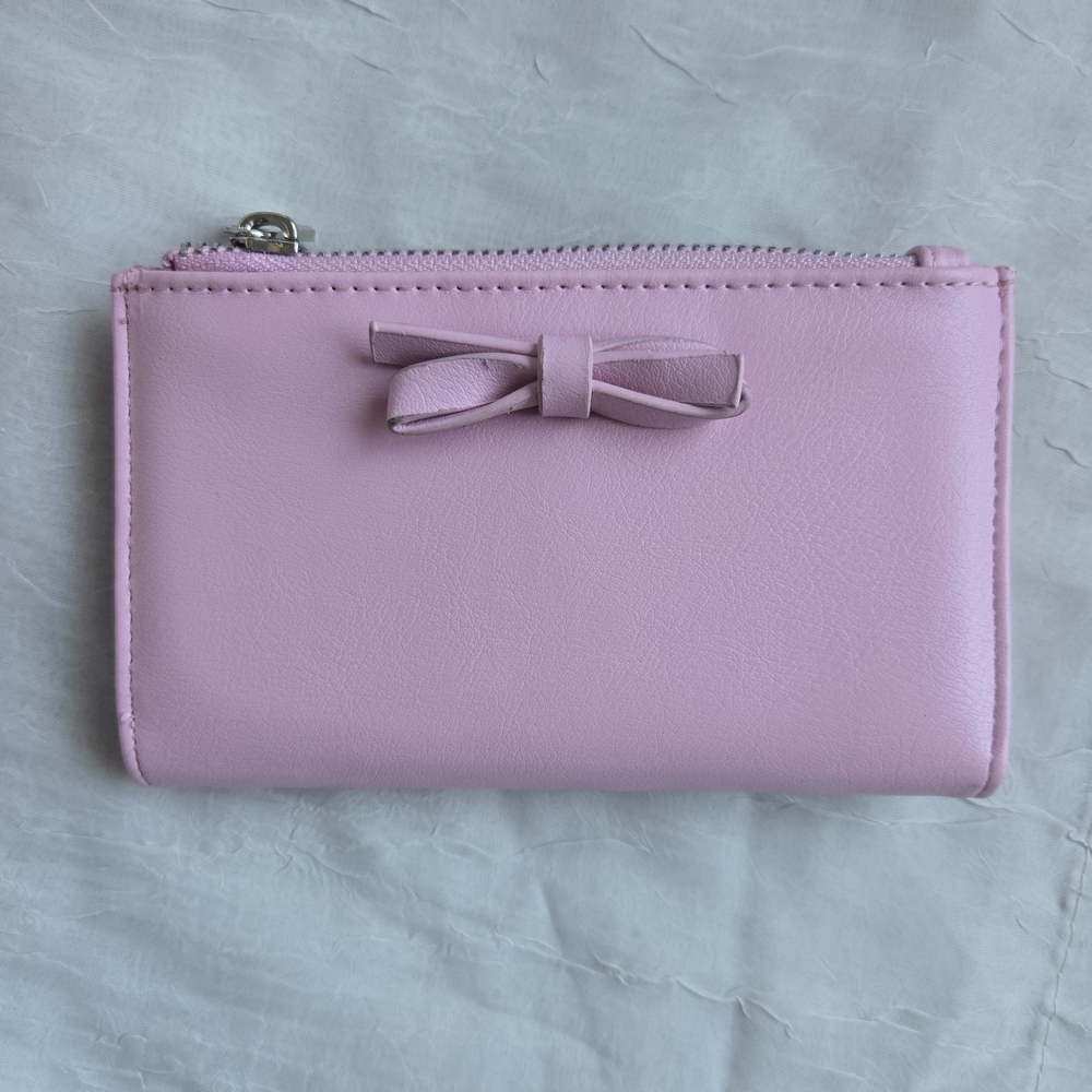 Elegant Pink Bow Women's Wallet